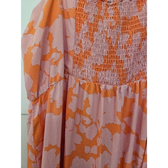 Social Standard by sanctuary smocked back dress floral NWT size XXL - Picture 6 of 8